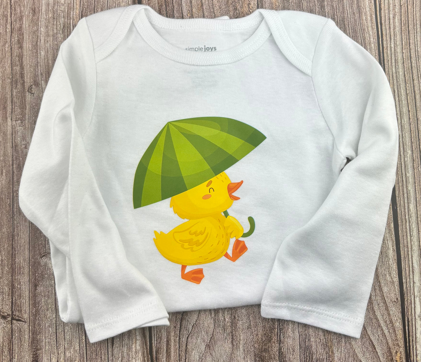 Cute Duckling Baby Onesie Long Sleeve
