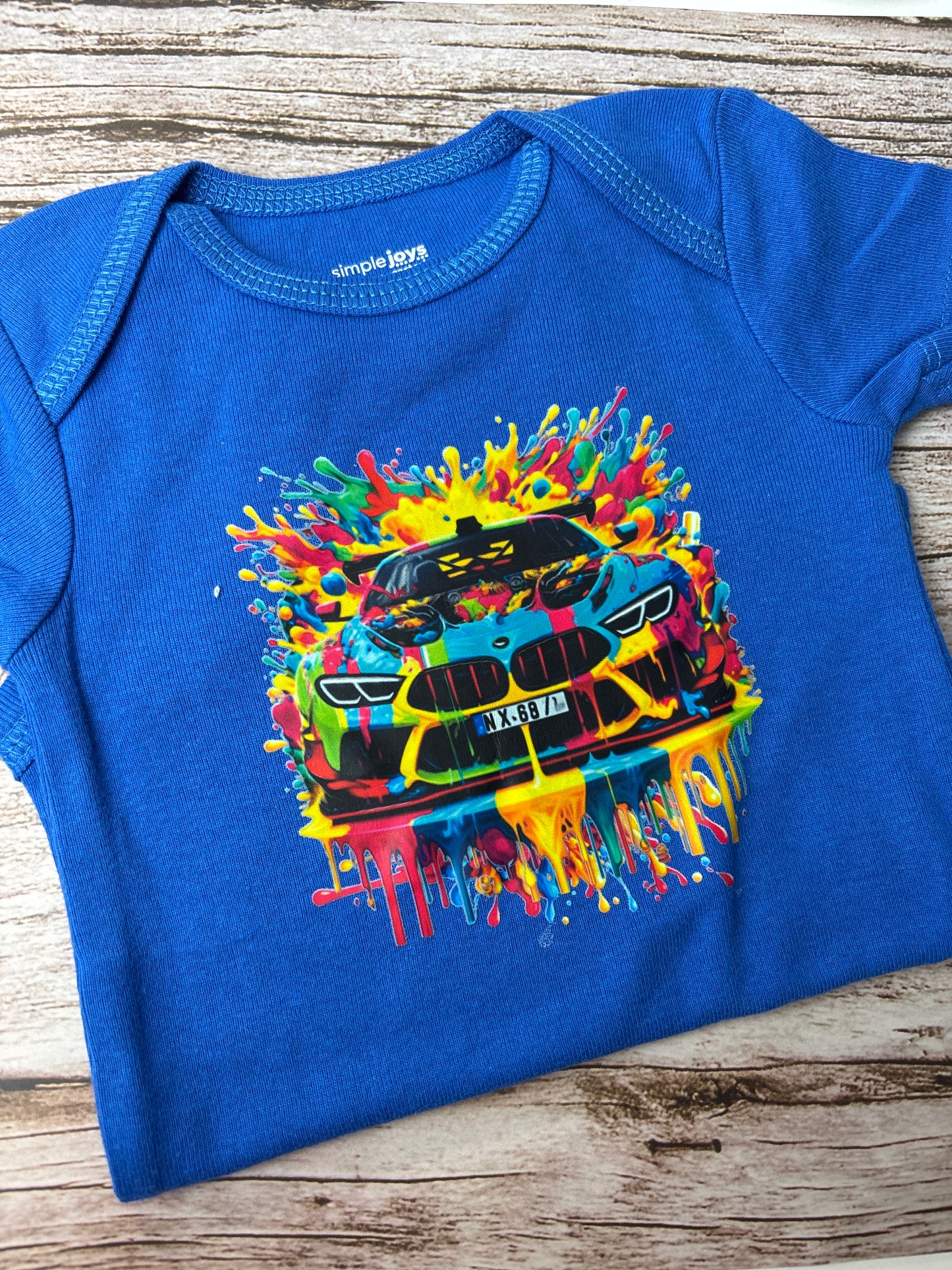 Motorsport Splash Baby Onesie
