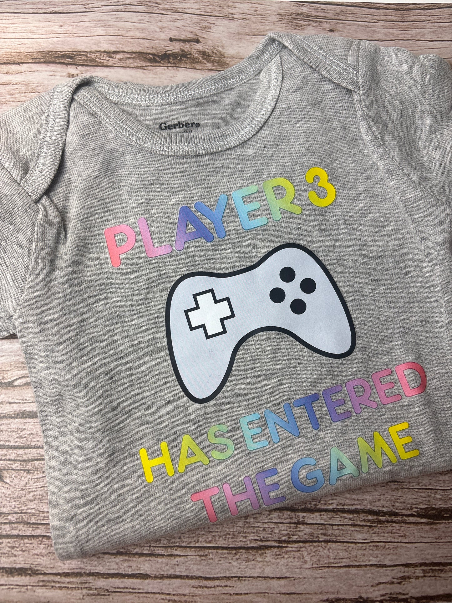 Player 3 Baby Onesie