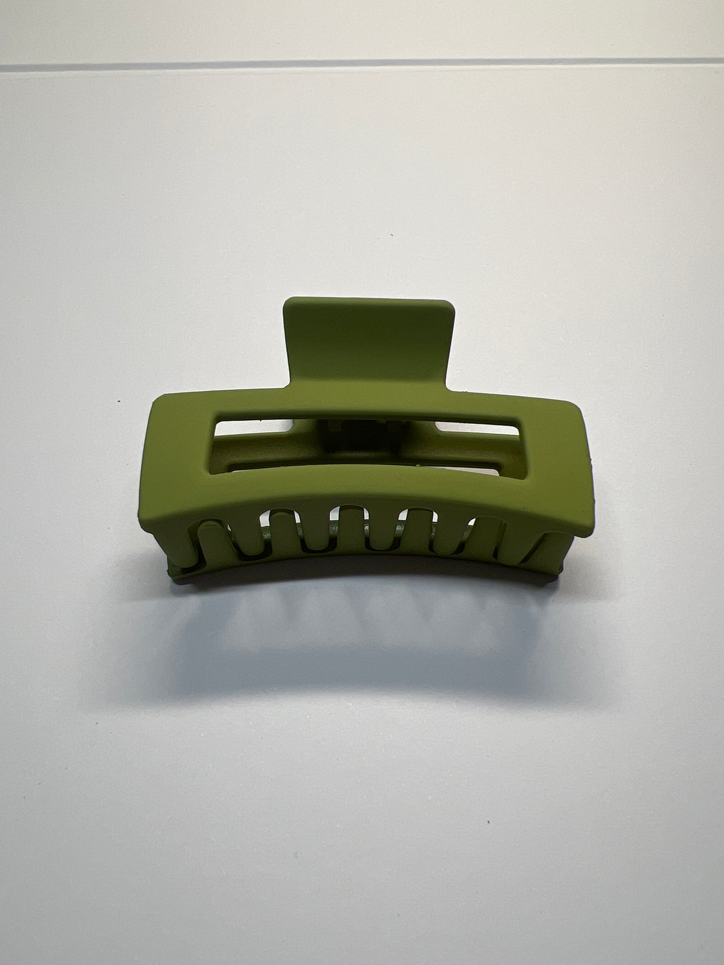 Olive Green Hair Claw Clips