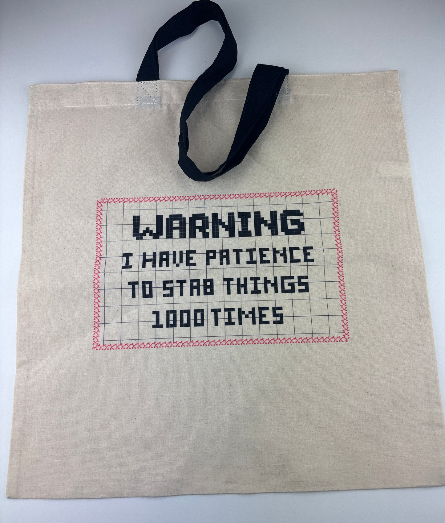 Warning Tote Bag