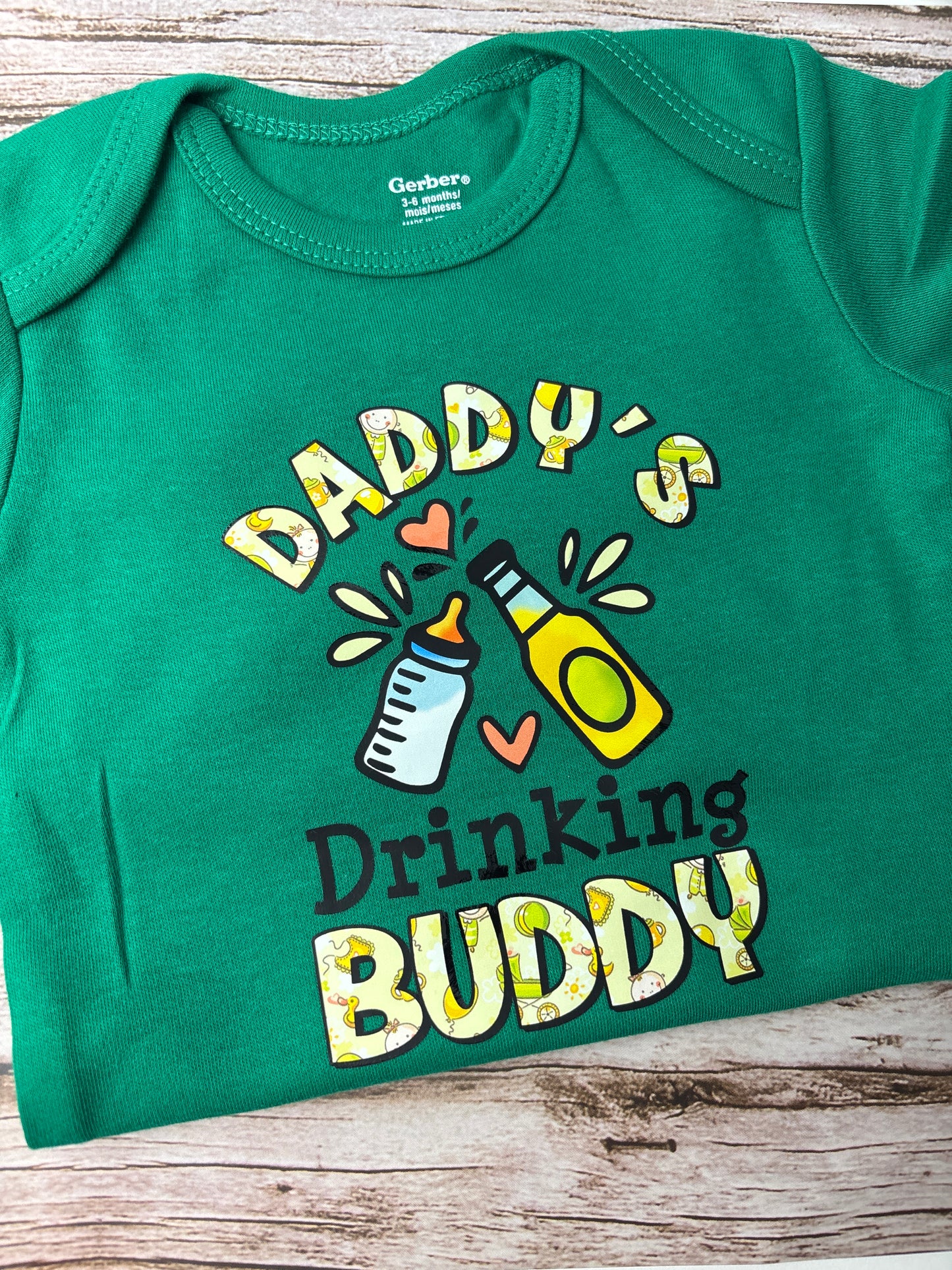 Daddy’s Drinking Buddy Baby Onesie