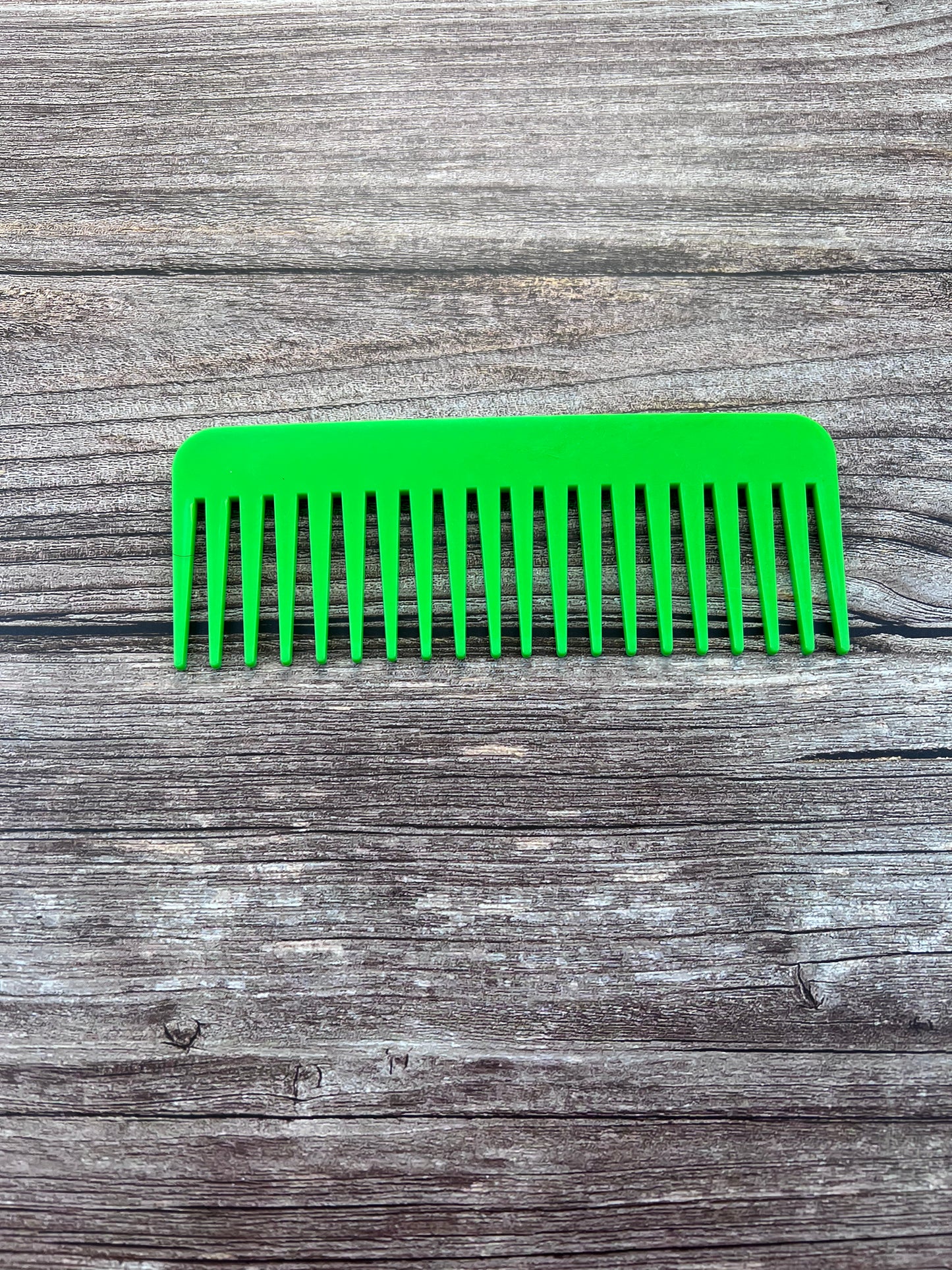 Green Apple Wide Tooth Comb