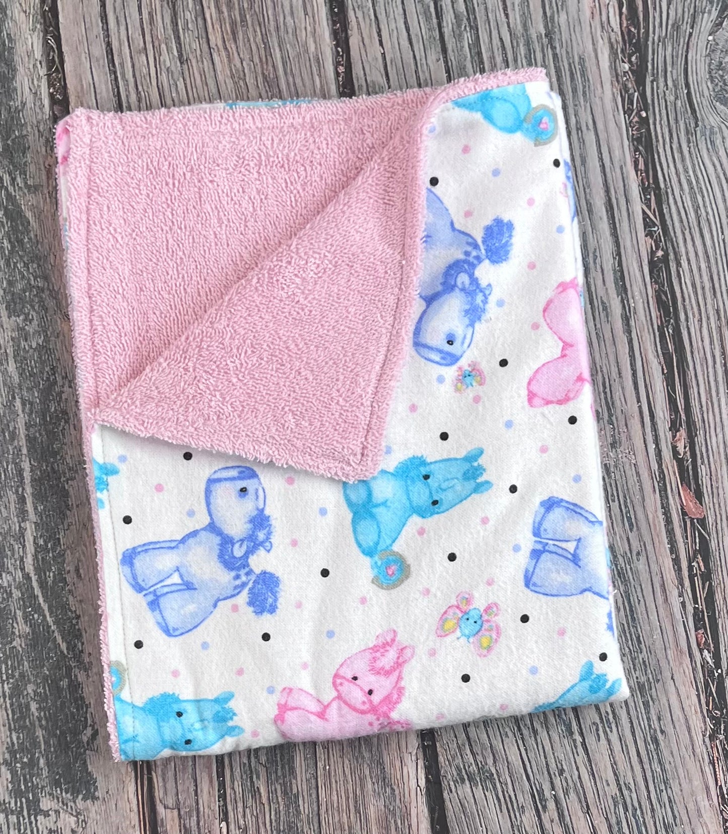 Little Horses Burping Cloth