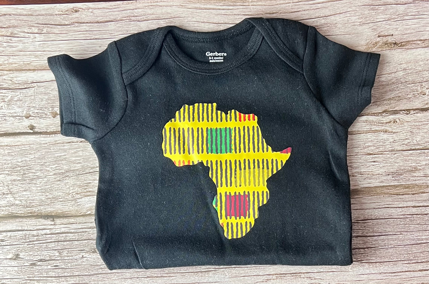 African Map Ghana Onesie