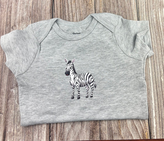 Zebra Love Baby Onesie
