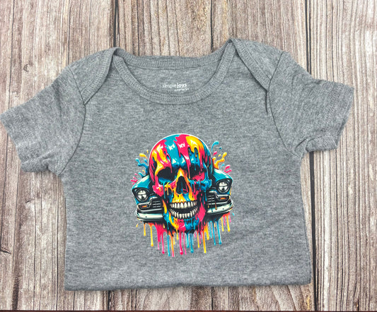 Skull Candy Baby Onesie