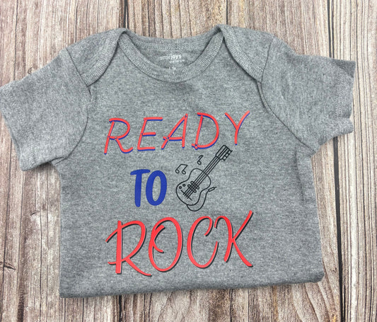 Ready To Rock Baby Onesie