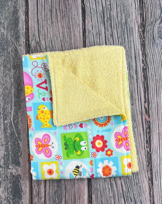 Pink Love  Burping Cloth