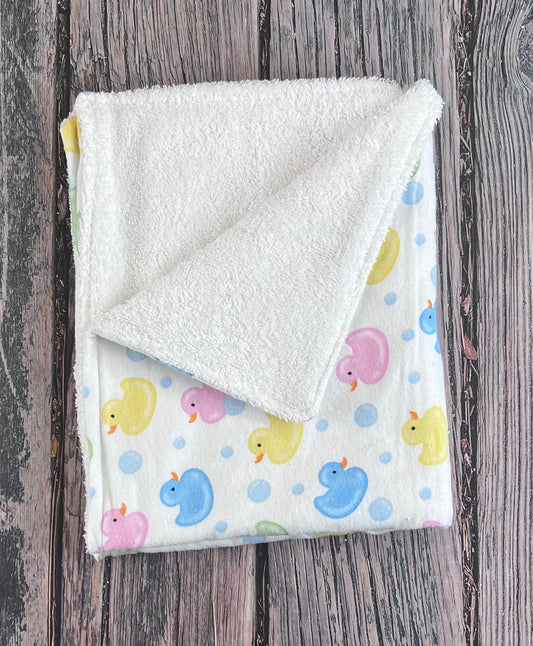 Rubber Duckies Burping Cloth